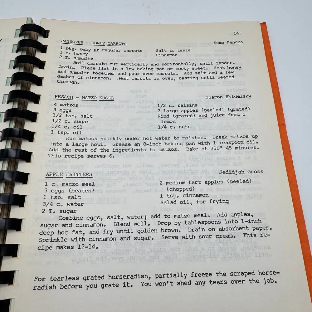 Vintage Kosher Cookbook Galila Chapter Mizrachi Women's Organization 1970